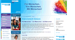 Desktop Screenshot of diakoniewerk-simeon.de