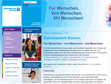 Tablet Screenshot of diakoniewerk-simeon.de
